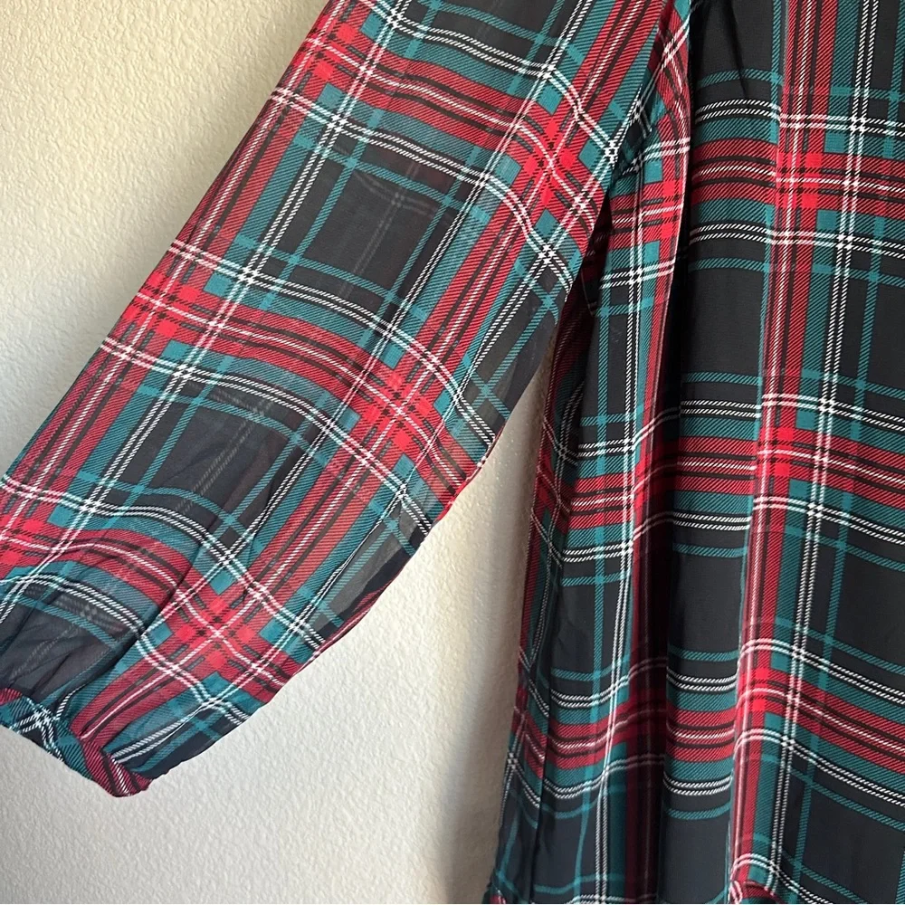 Draper James Women's Plus Size Rosanne Shift Dress in Georgia Plaid‎ Sz XXL - Picture 5 of 9